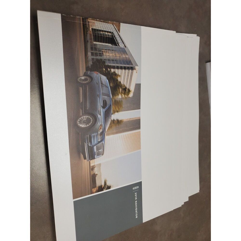 2019 Lincoln Navigator Original Sales Brochure